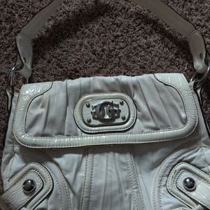 White Guess purse.